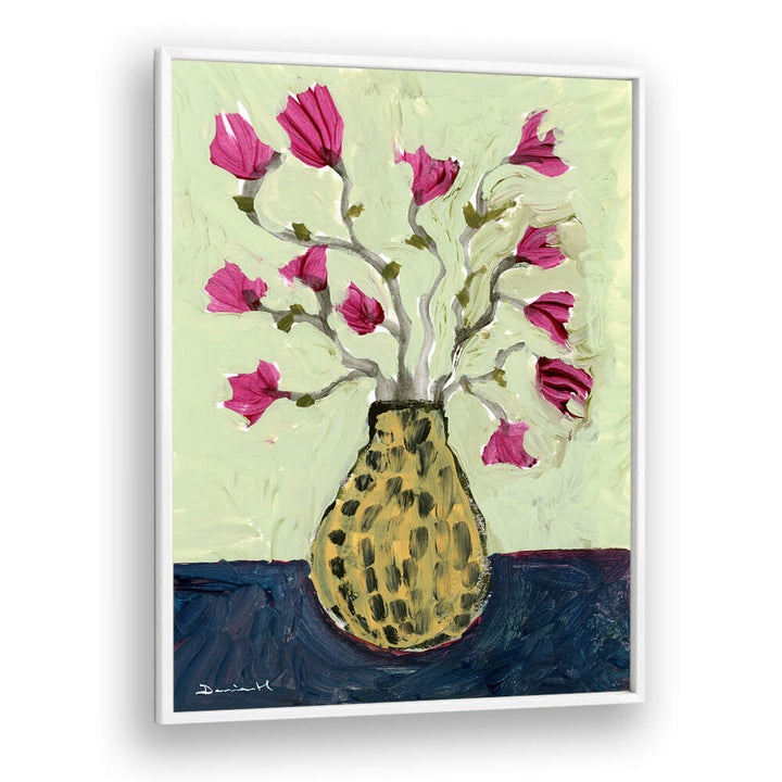 FLORAL VASE XX , FLORAL FLOWER PAINTINGS