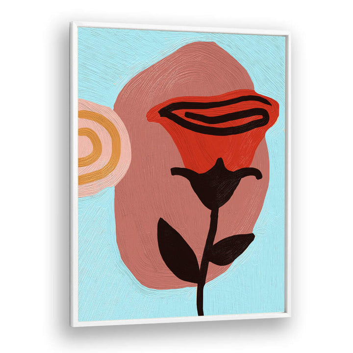 RED ROSE , FLORAL FLOWER PAINTINGS