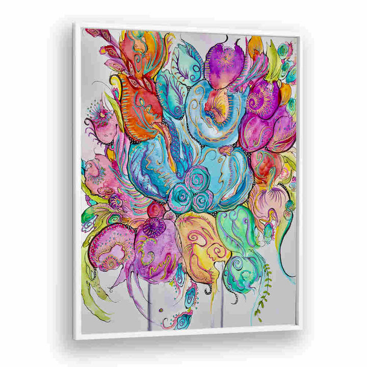 Vibrant FORCES OF NATURE, FLORAL FLOWER PAINTINGS that bring elegance and tranquility to your living space.