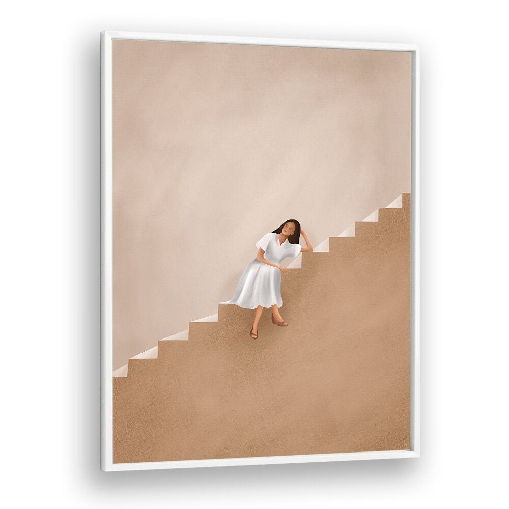 STAIRWAY TO DREAMS , BOHO ART PAINTINGS