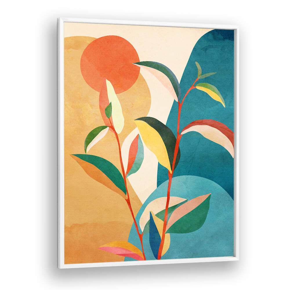 SUNLIT FLORA VISTA , BOHO ART PAINTINGS