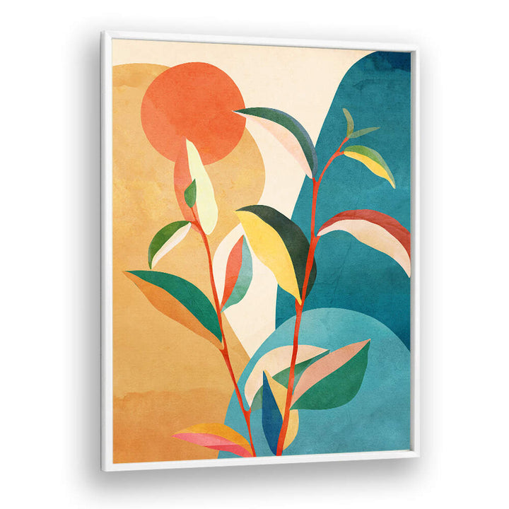 SUNLIT FLORA VISTA , BOHO ART PAINTINGS