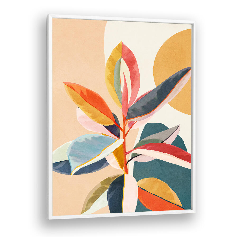 SUNLIT FOLIAGE HARMONY , BOHO ART PAINTINGS