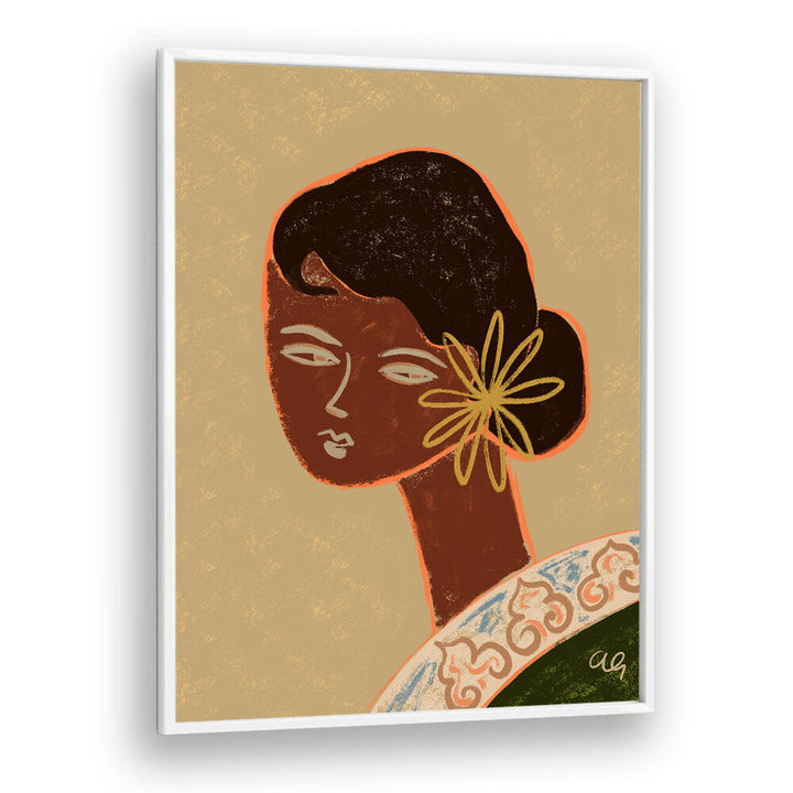THE GREEN LADY, PORTRAITS & FIGURATIVE ILLUSTRATIONS