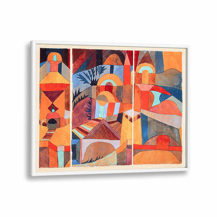 TEMPLE GARDENS (1920) , VINTAGE PAINTINGS