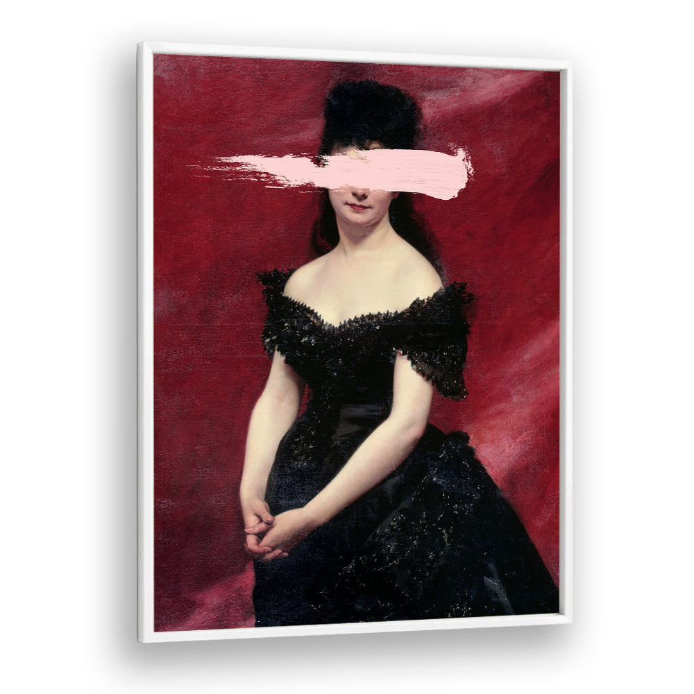 BLACK DRESS III , ALTERED ART PRINTS