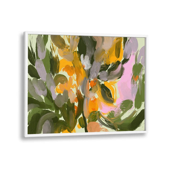 FLORAL WHIRLWIND , FLORAL FLOWER PAINTINGS