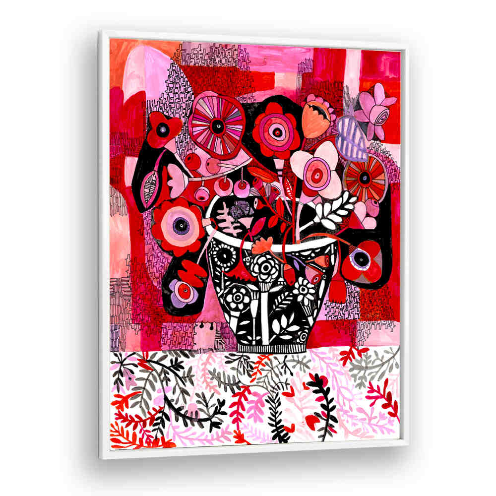 SHADES OF PINK , FLORAL FLOWER PAINTINGS