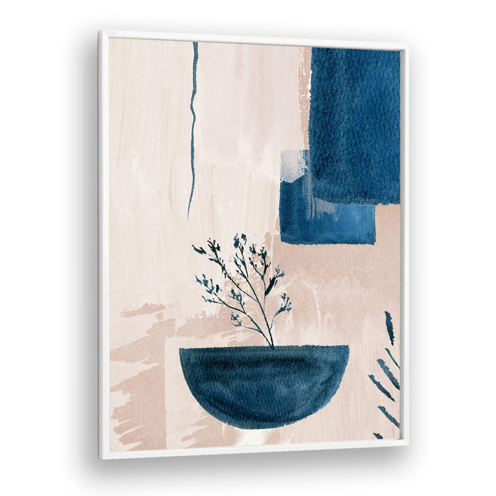 CALM BLUES III , BOHO ART PAINTINGS