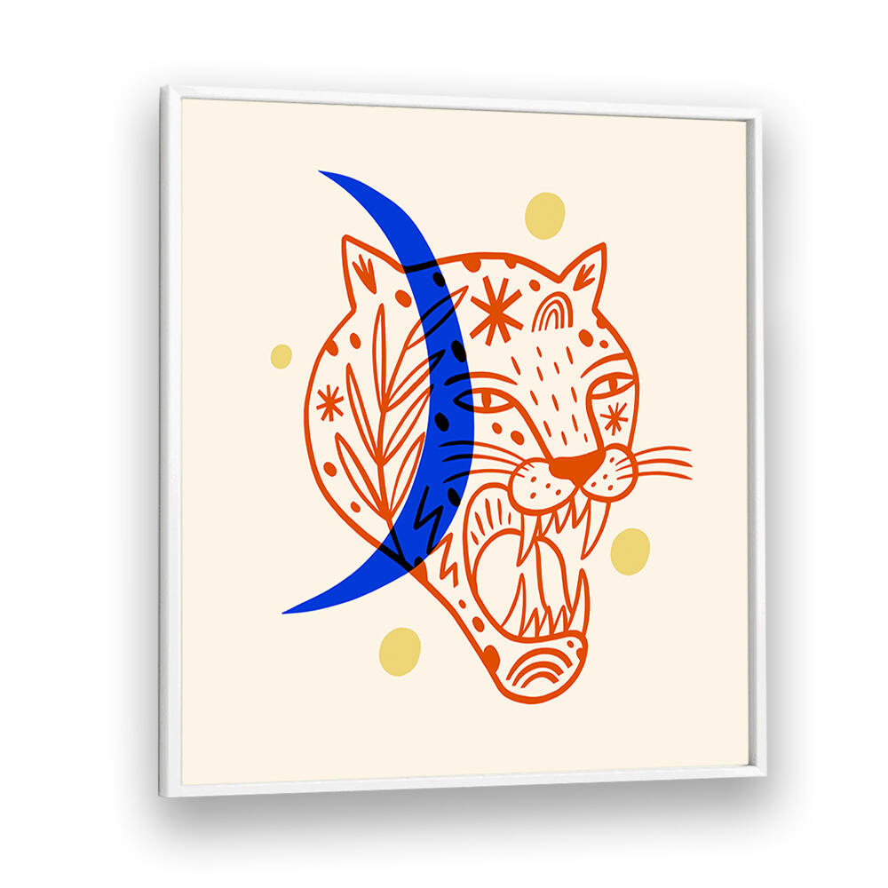 BOHO TIGER II , BOHO ART PAINTINGS