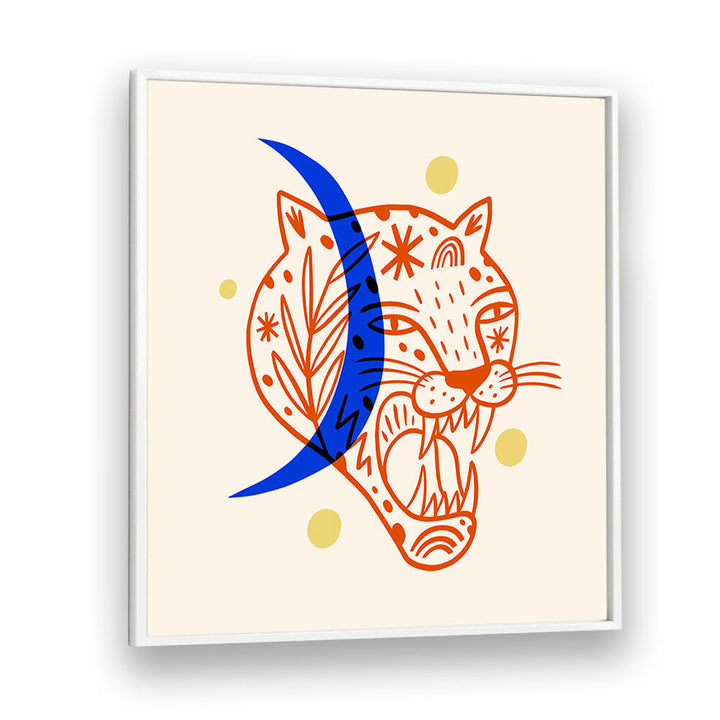 BOHO TIGER II , BOHO ART PAINTINGS