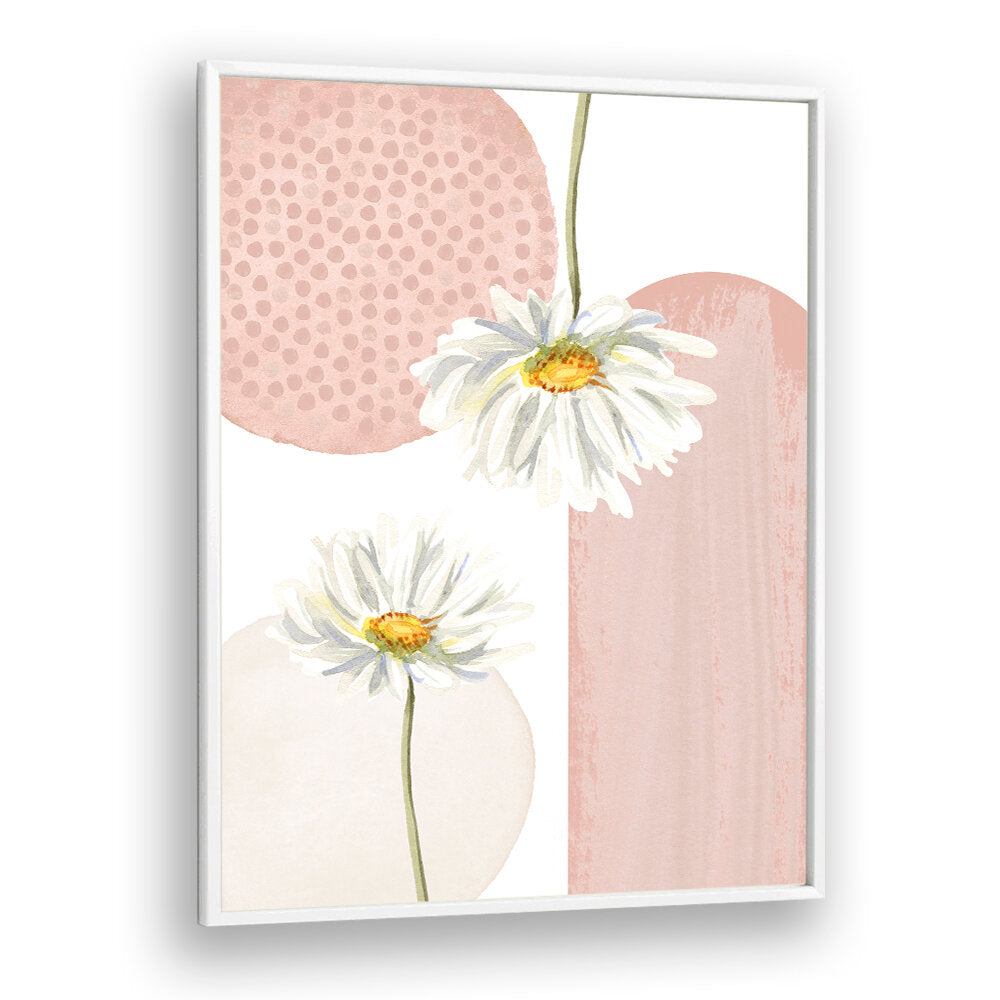 DAISY PINKS III , BOHO ART PAINTINGS
