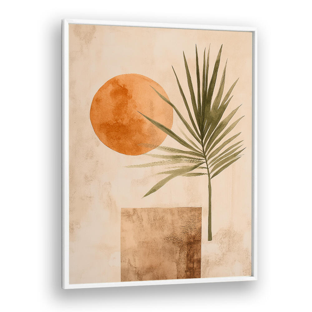 SUNSET PALM SILHOUETTE , BOHO ART PAINTINGS