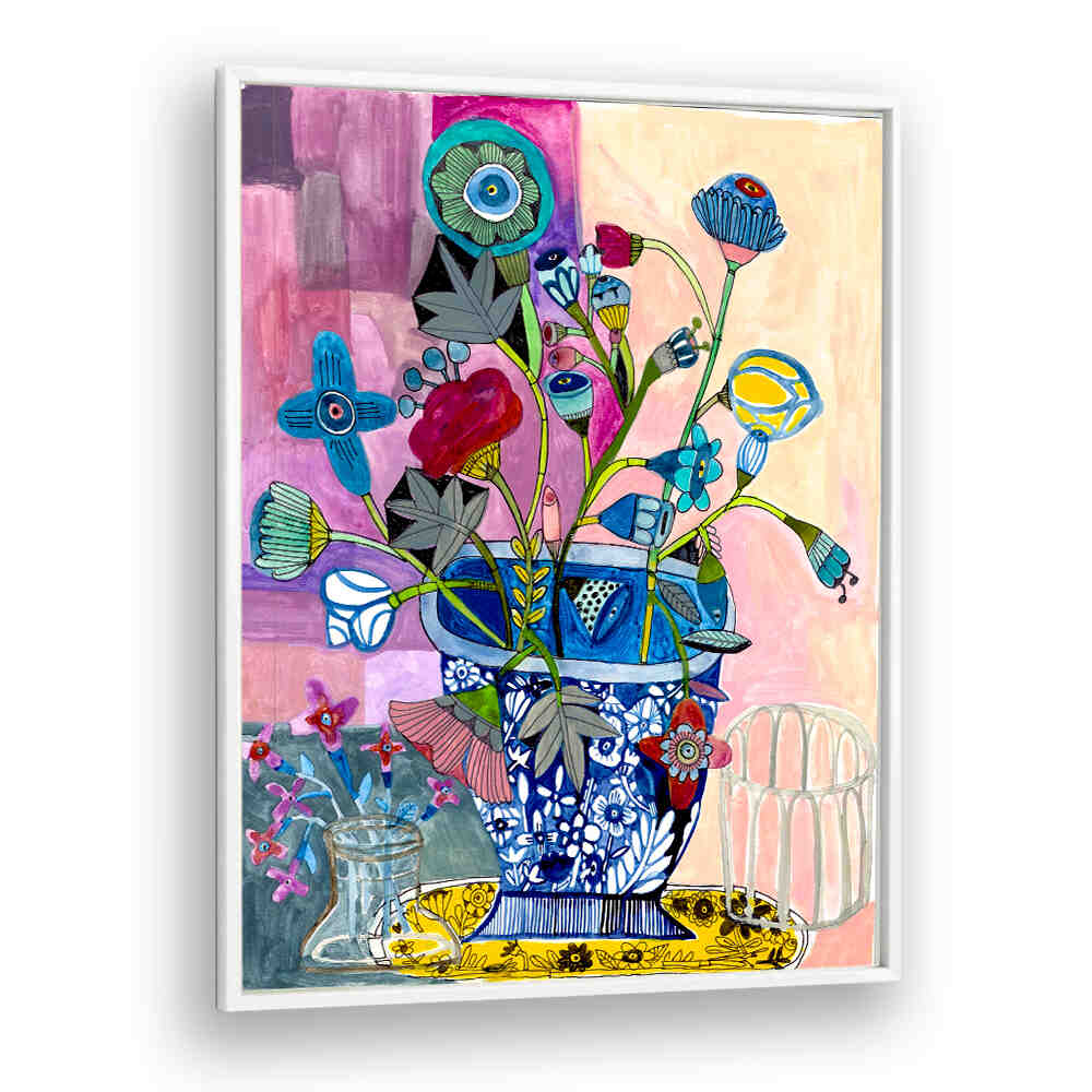 50SHADES OF PURPLE , FLORAL FLOWER PAINTINGS