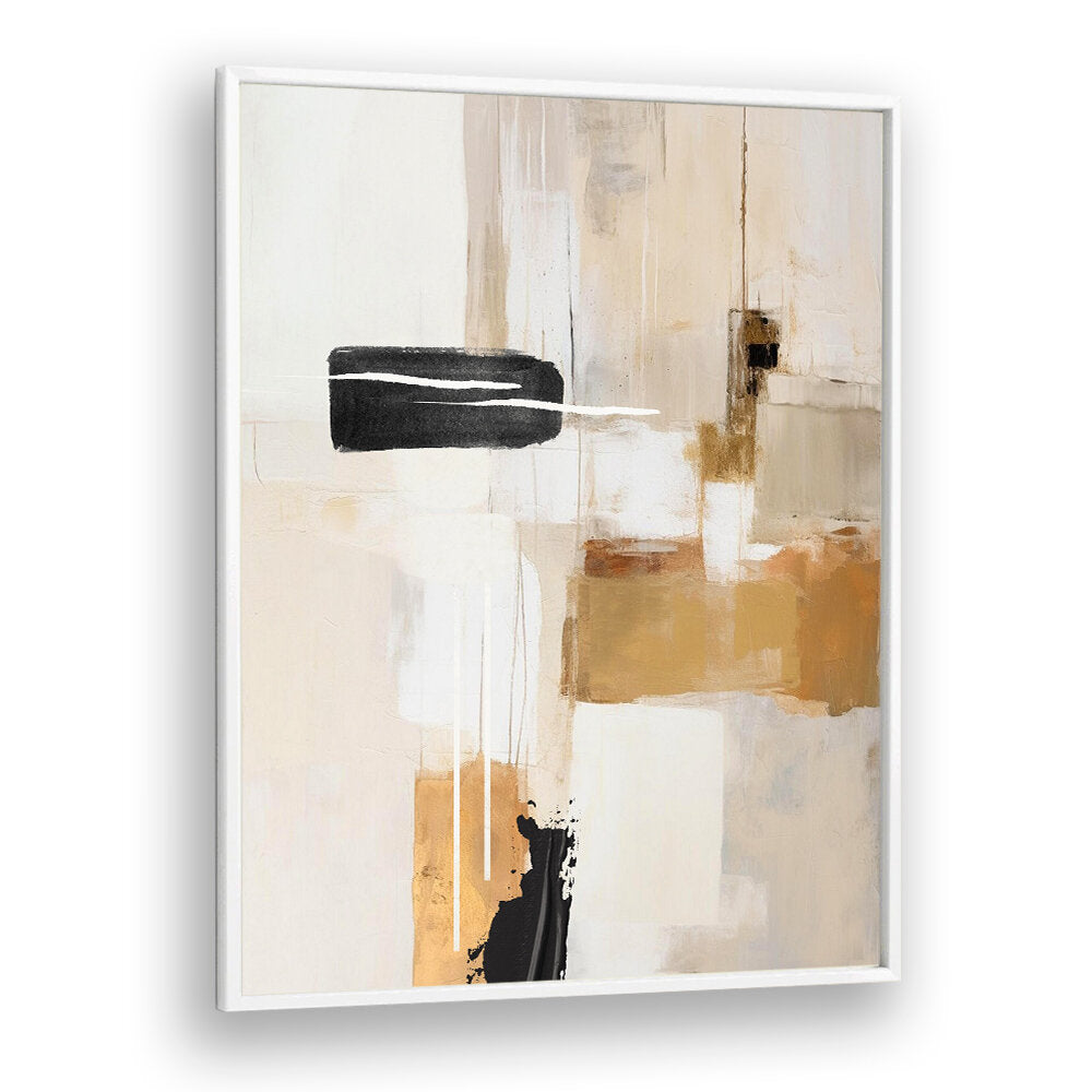 ABSTRACT IN BEIGE I , BOHO ART PAINTINGS