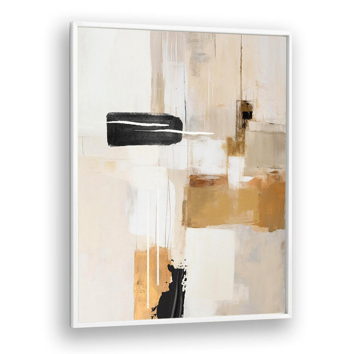 ABSTRACT IN BEIGE I , BOHO ART PAINTINGS