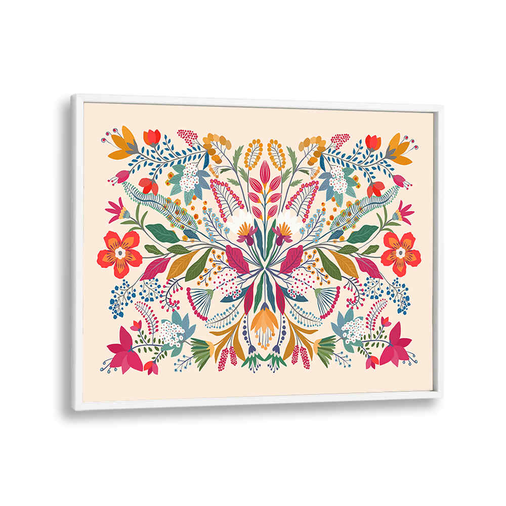 FRIDA'S GARDEN , FLORAL FLOWER PAINTINGS