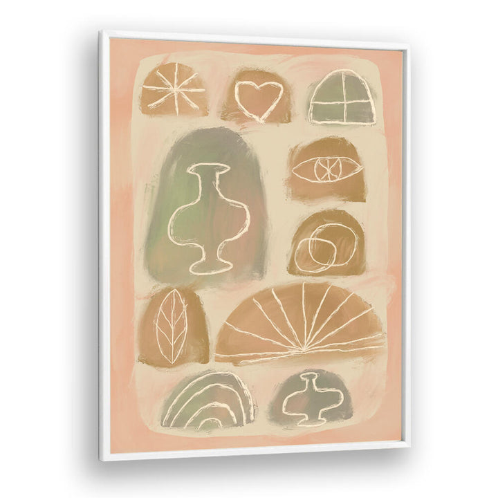 VASE LOVE , BOHO ART PAINTINGS