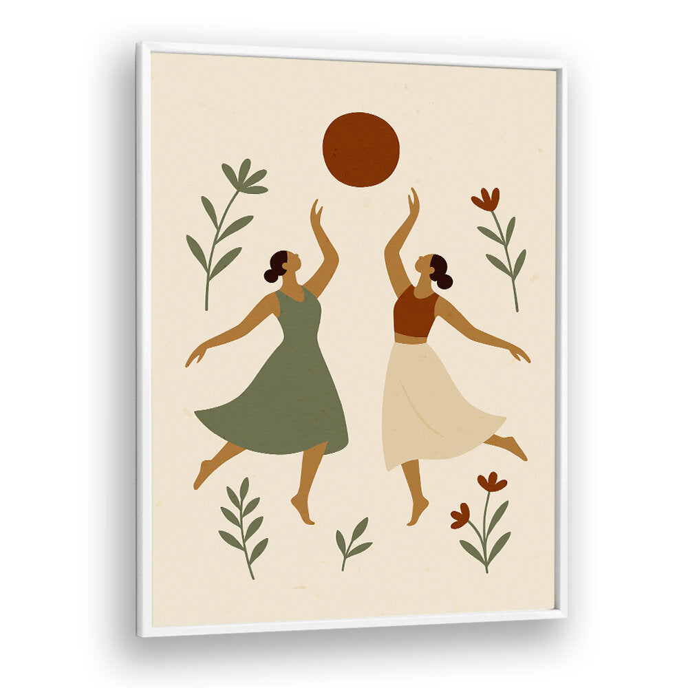 SUNLIT DANCE , BOHO ART PAINTINGS