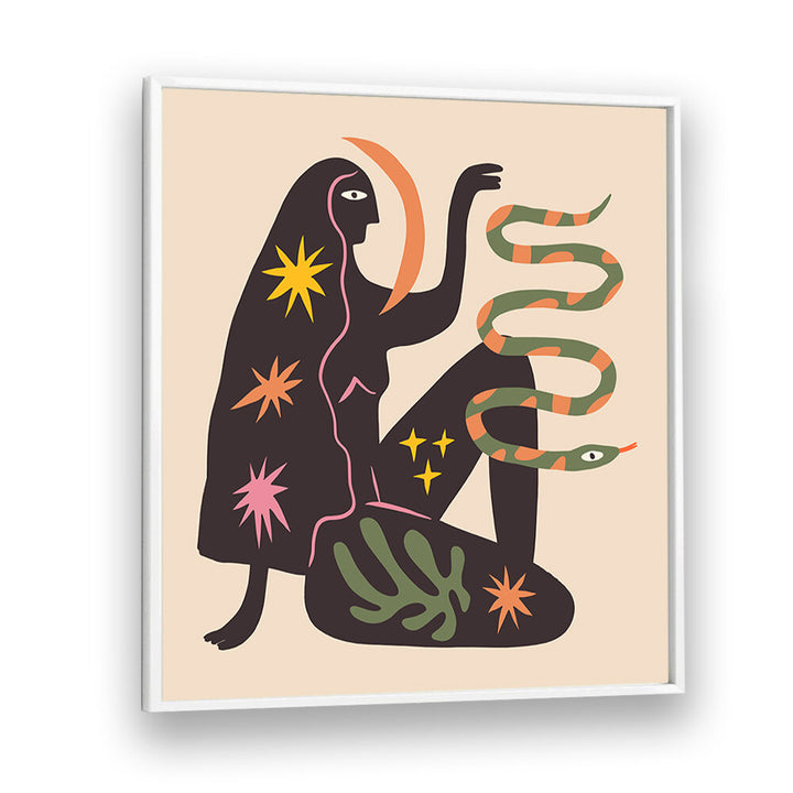 THE SPIRIT SERIES XXI , BOHO ART PAINTINGS