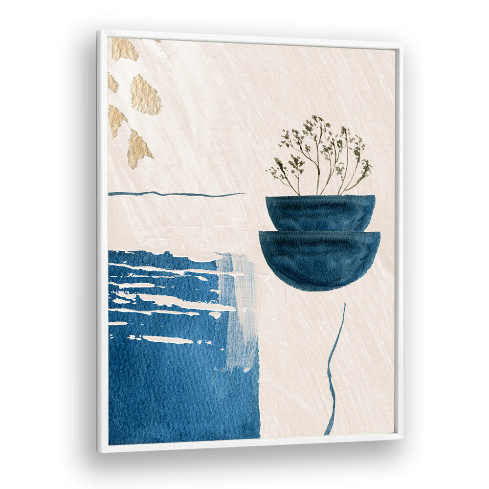 CALM BLUES I , BOHO ART PAINTINGS