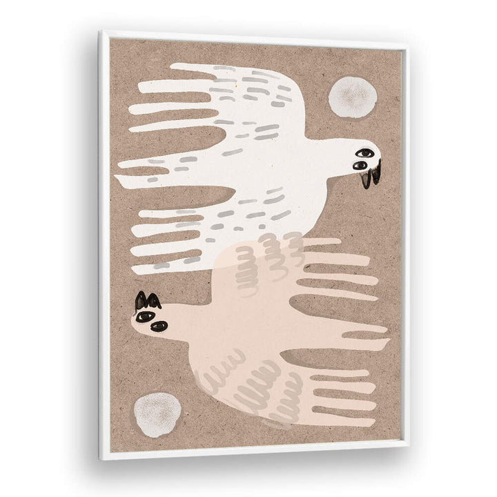 DUAL FLIGHT HARMONY , BOHO ART PAINTINGS