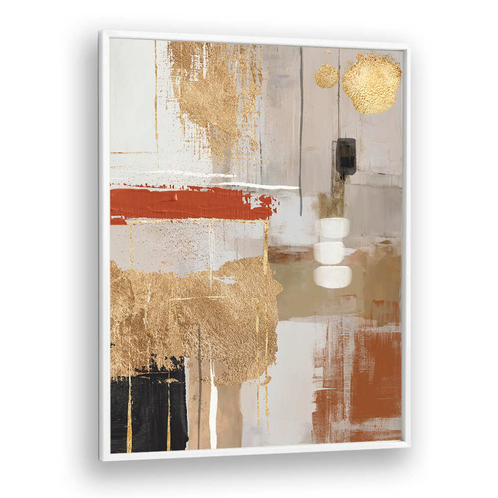 TERRACOTTA CHAOS II , BOHO ART PAINTINGS