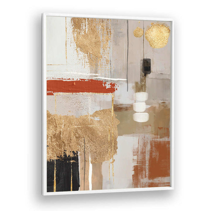 TERRACOTTA CHAOS II , BOHO ART PAINTINGS