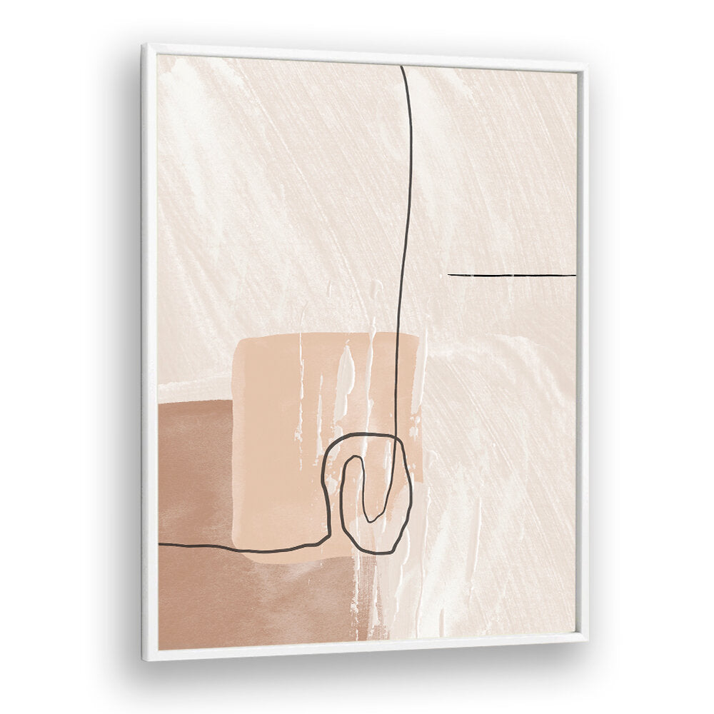 CREAMY I , BOHO ART PAINTINGS