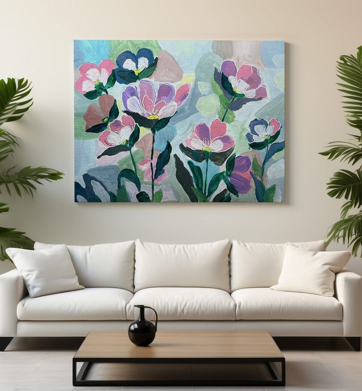 Bright and colorful WILD FLOWERS , FLORAL FLOWER PAINTINGS adding elegance to modern living spaces. Perfect for nature lovers!