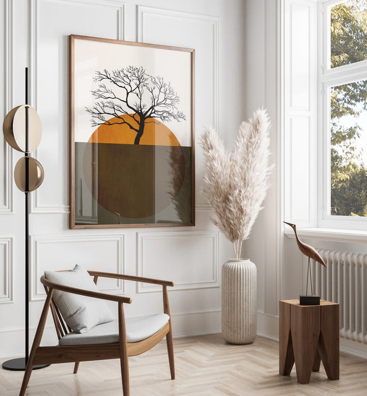 Transform your space with WINTER DAYS, LANDSCAPE PAINTINGS showcasing serene winter beauty in a minimalist design.