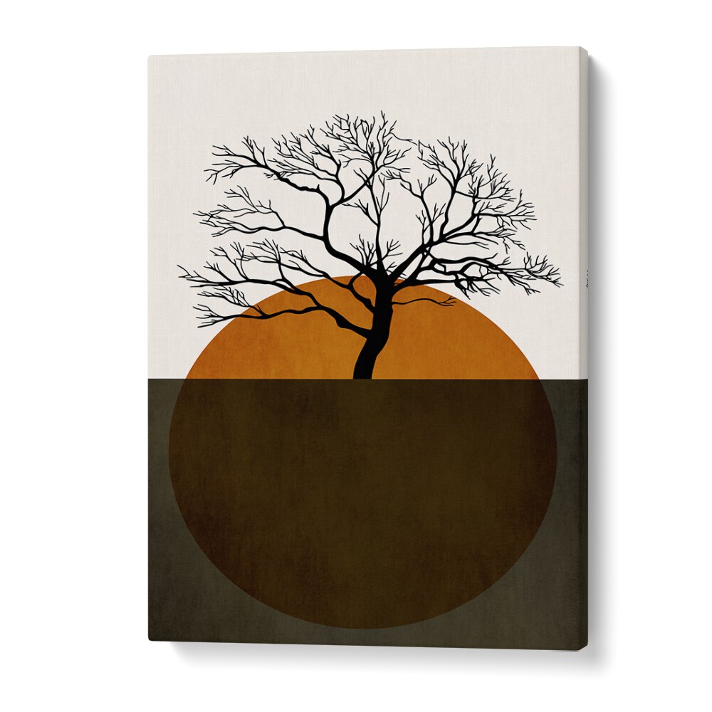 Minimalist 'Winter Days' landscape paintings capturing tranquil beauty for your space, perfect for winter decor.