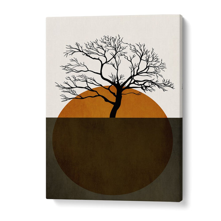 Minimalist 'Winter Days' landscape paintings capturing tranquil beauty for your space, perfect for winter decor.