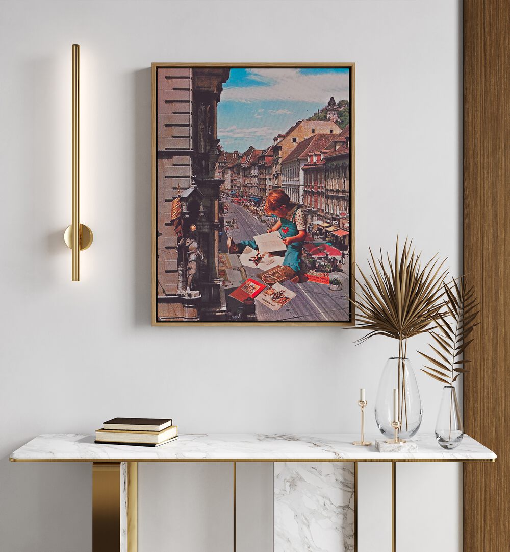 Discover the enchanting WORK ON TIME, SURREAL ART PRINTS by Space Rocket Art, redefining creativity in your space.