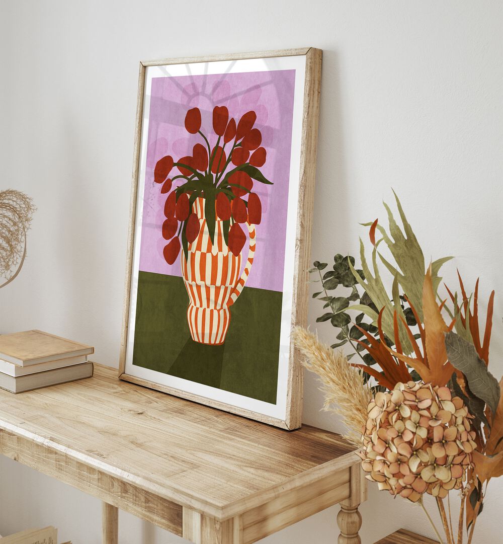 Elegant framed art from the WARM FLOWERS GALLERY WALL, GALLERY WALLS collection, perfect for enhancing your space.