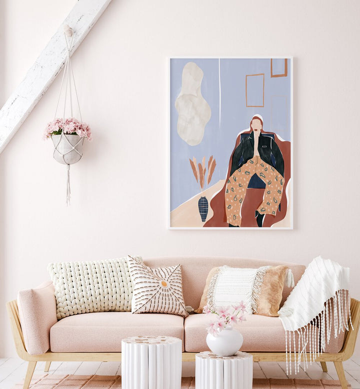 Stylish WEEKEND VIBES GALLERY WALL by Ivy Green enhances cozy living spaces with warm tones and relaxing decor.
