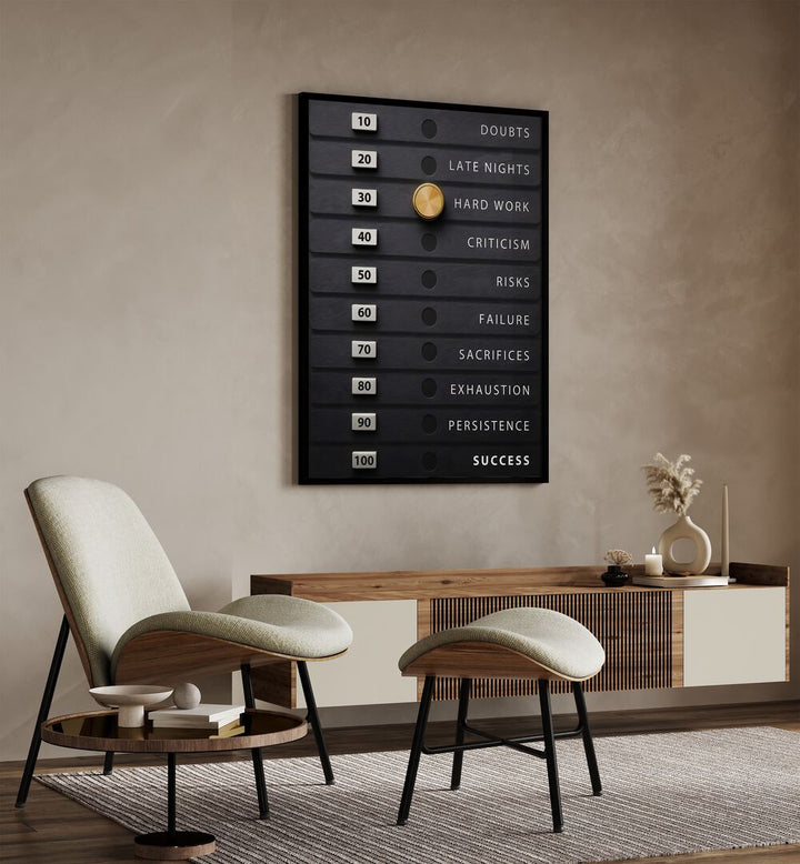 Transform your space with WEIGHT OF SUCCESS, QUOTES typography poster, inspiring motivation and daily goals.