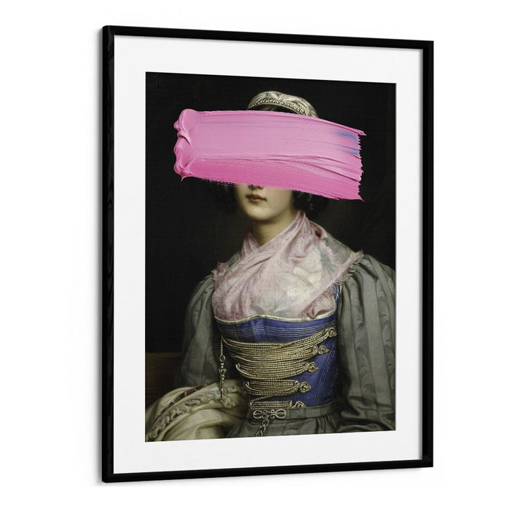 Stunning WELL FORGOTTEN, ALTERED ART PRINTS by The Art Concept, featuring a creative reimagining in a sleek black frame.