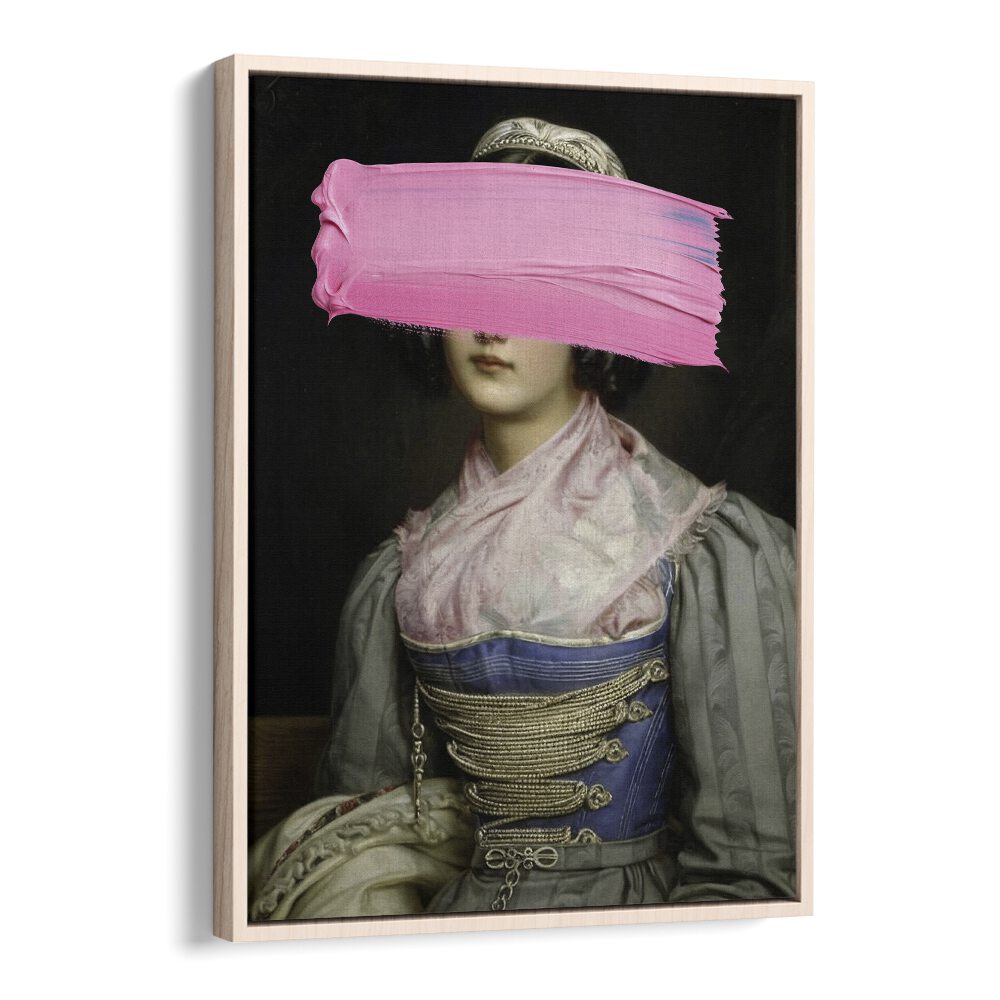 Well Forgotten, Altered Art Prints by The Art Concept features a creative reimagining of classic themes in a floater frame.
