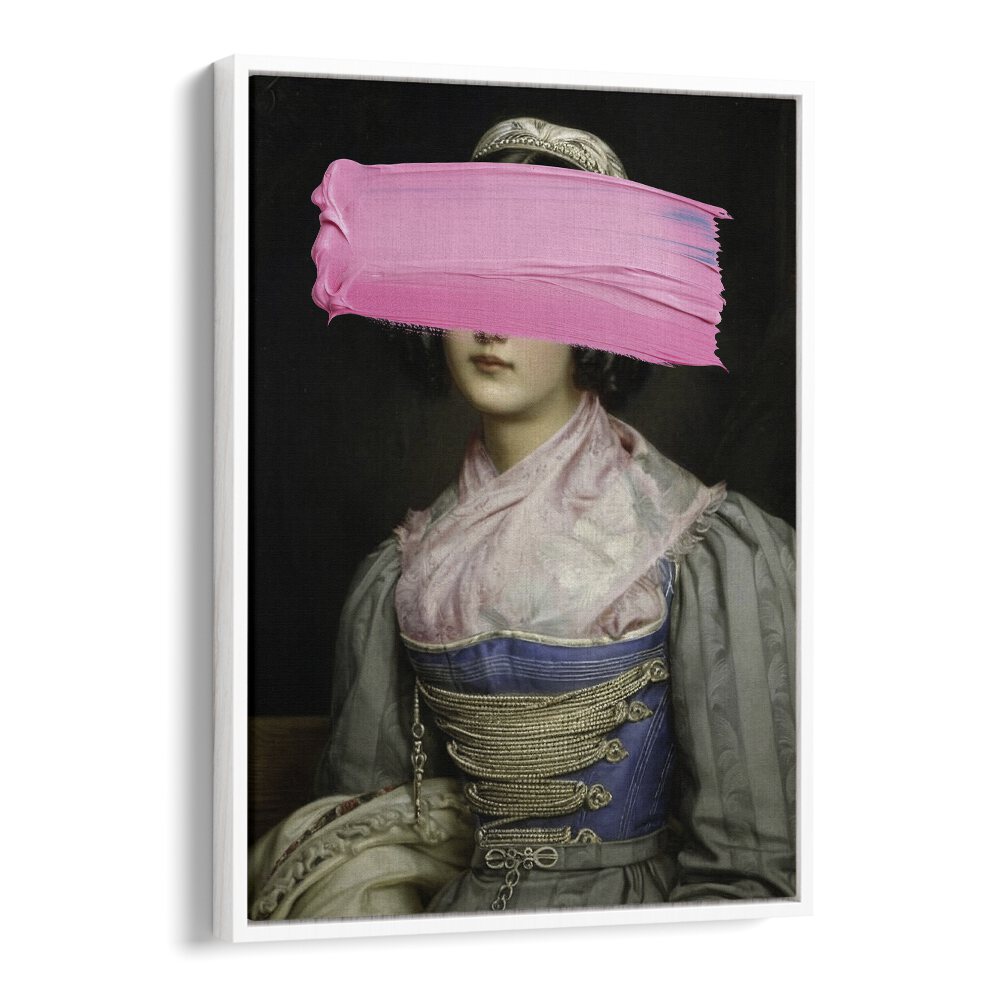 Well Forgotten, Altered Art Prints by The Art Concept features striking creativity with a modern twist in a floater frame.