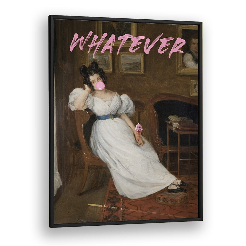 WHATEVER, ALTERED ART PRINTS showcase a playful reimagining of classic art, perfect for modern decor.