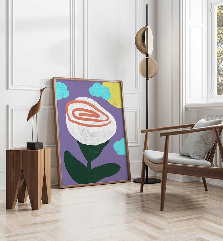 WHITE ROSE , FLORAL FLOWER PAINTINGS