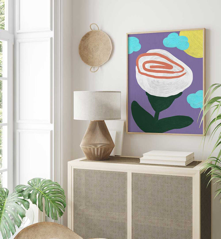 WHITE ROSE , FLORAL FLOWER PAINTINGS