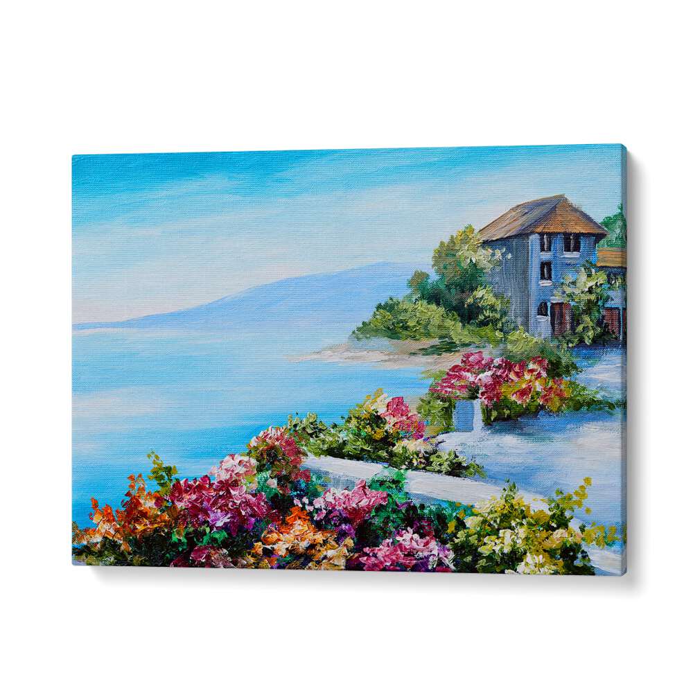 Colorful flowers and serene landscapes embody the essence of WINDOWS TO THE PAST, VINTAGE EUROPEAN PAINTINGS.