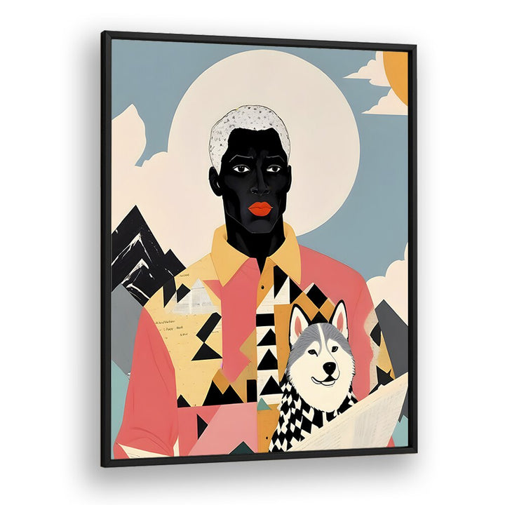 Discover Uma Gokhale's WINTER COMPANION, PORTRAITS art print, capturing winter's beauty with vibrant colors and emotion.