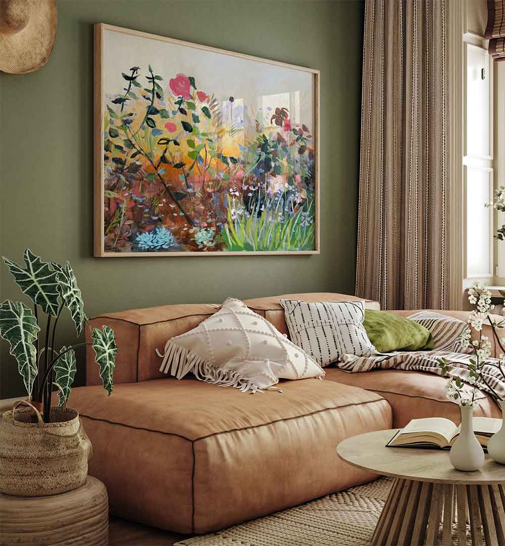 WINTER GLOW , FLORAL FLOWER PAINTINGS