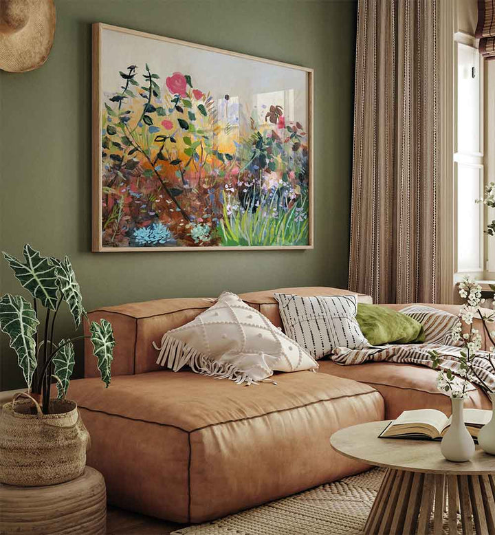 WINTER GLOW , FLORAL FLOWER PAINTINGS