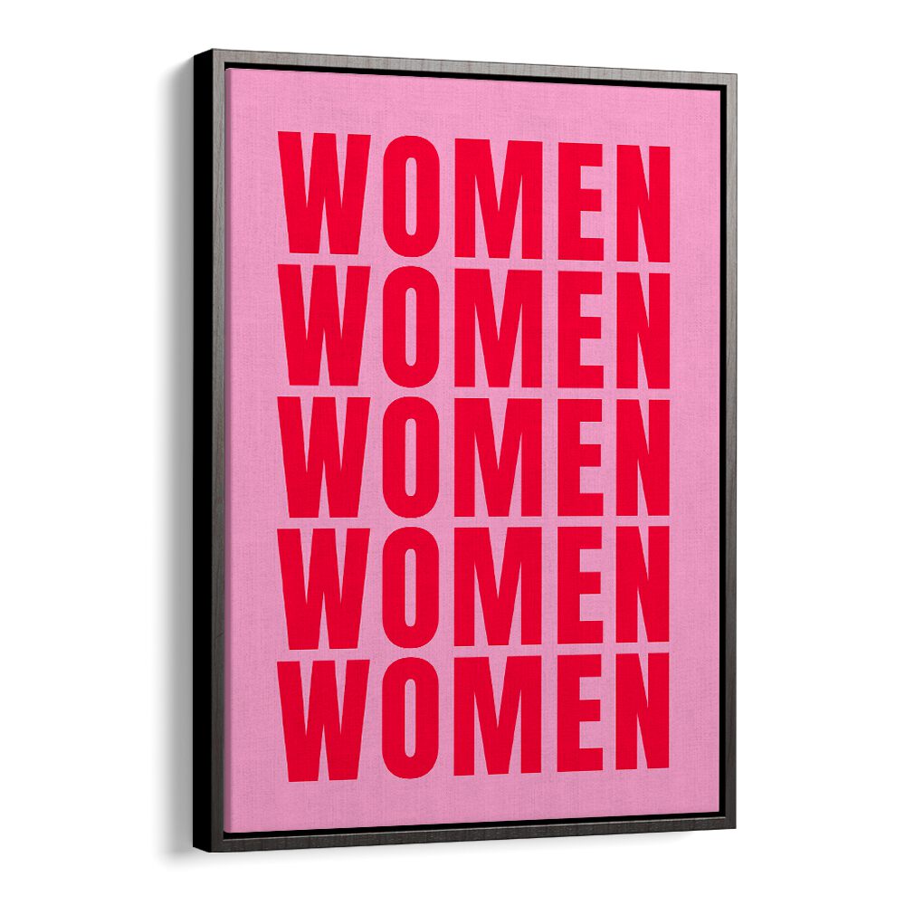 Bold typography poster featuring empowering WOMEN...WOMEN, QUOTES by Athene Fritsch, perfect for stylish décor.