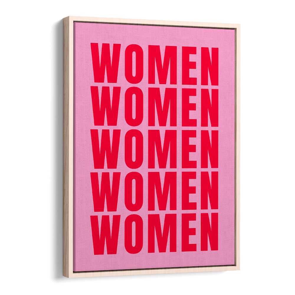 Bold typography poster featuring "WOMEN...WOMEN , QUOTES" by Athene Fritsch, celebrating women's strength.
