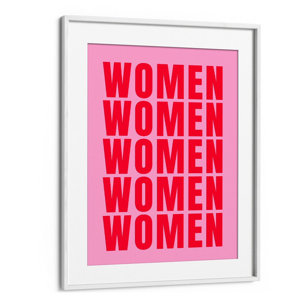 Stylish WOMEN...WOMEN, QUOTES typography poster by Athene Fritsch, celebrating women's strength and resilience.